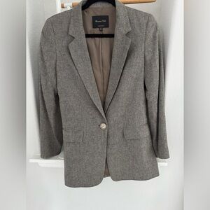 Massimo Dutti flannel blazer